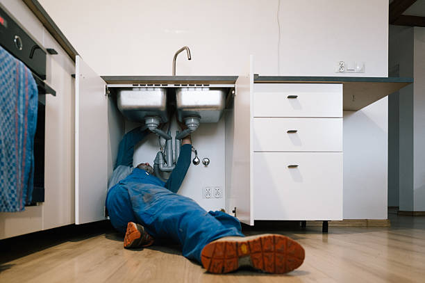 Professional Drain Cleaning technician working in Basking Ridge, NJ